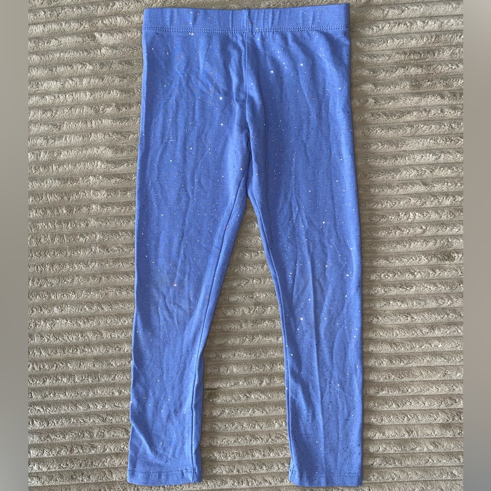 Vigoss Girls’ Glitter Leggings - XS (5/6) - Comfy & Stretchy